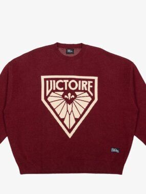 peace collective -  Officially Licensed Montréal Victoire Logo Oversized Knit
